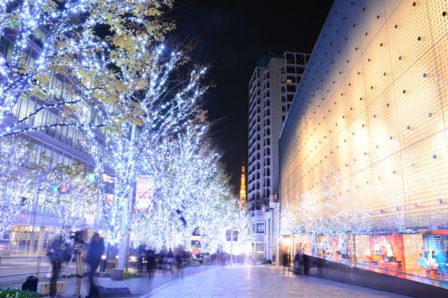 東京　六本木　けあき坂　イルミネーション　2013
