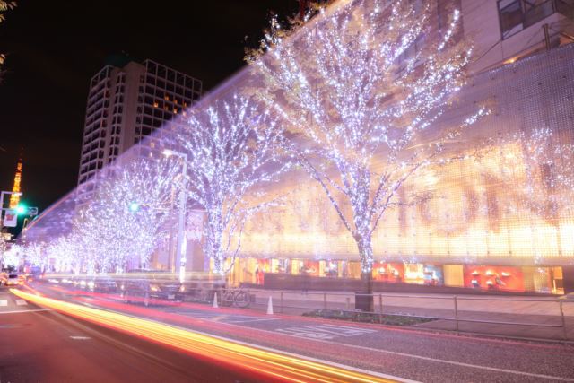 東京　六本木　けあき坂　イルミネーション　2013