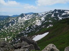 積丹岳頂上より