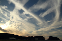 今日の雲1
