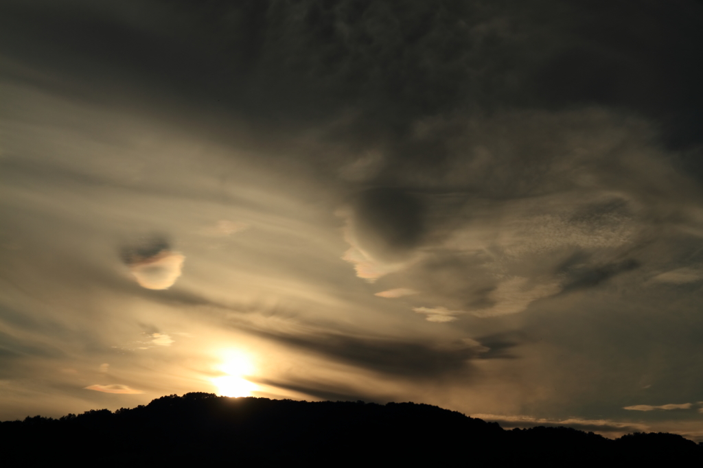 今日の夕焼け