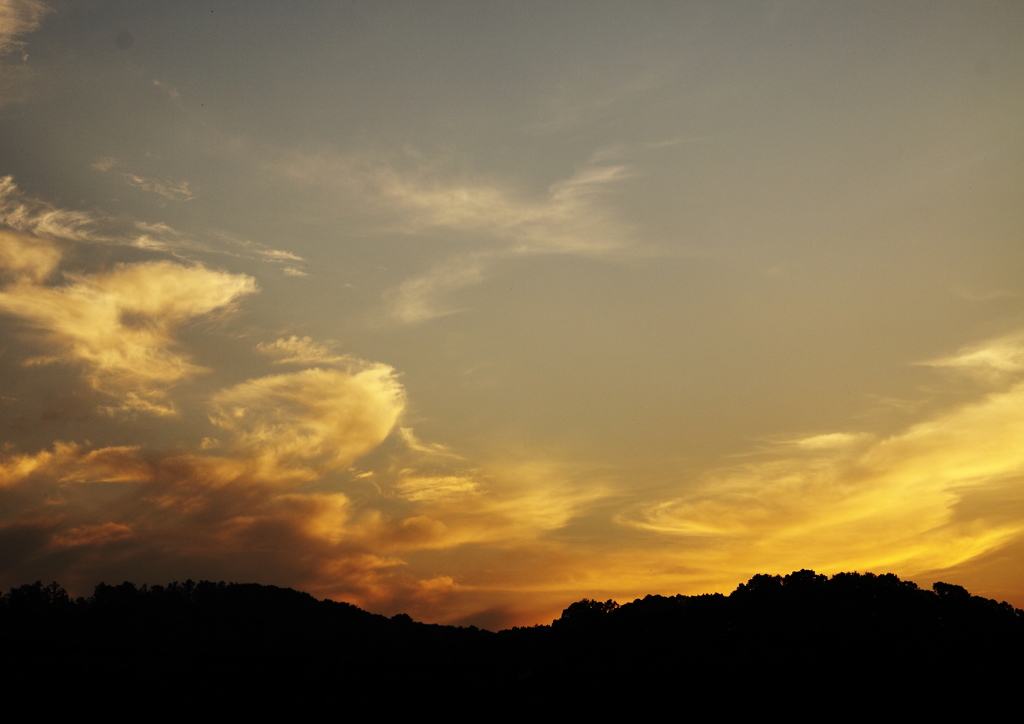 今日の雲