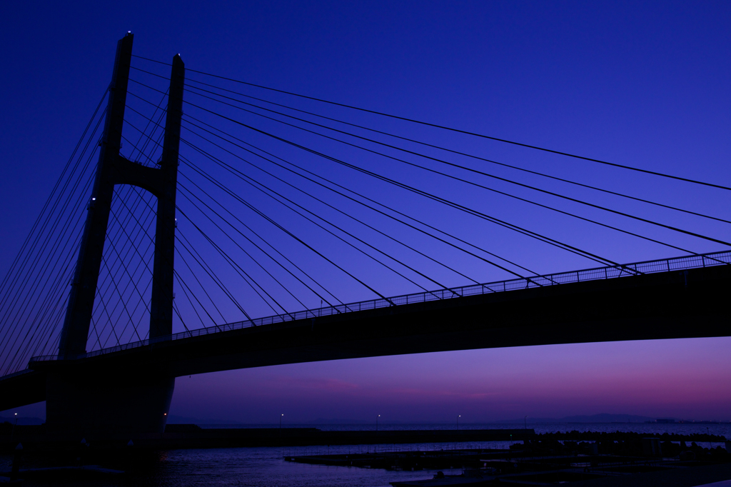 スカイブリッジの夕暮れ