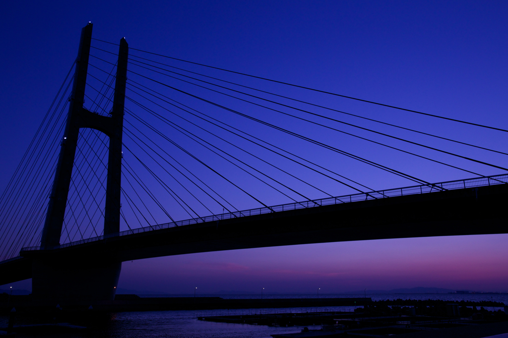 スカイブリッジの夕暮れ