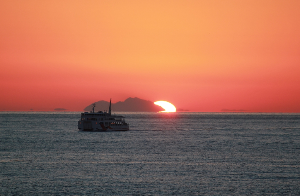 初撮り＆夕焼け