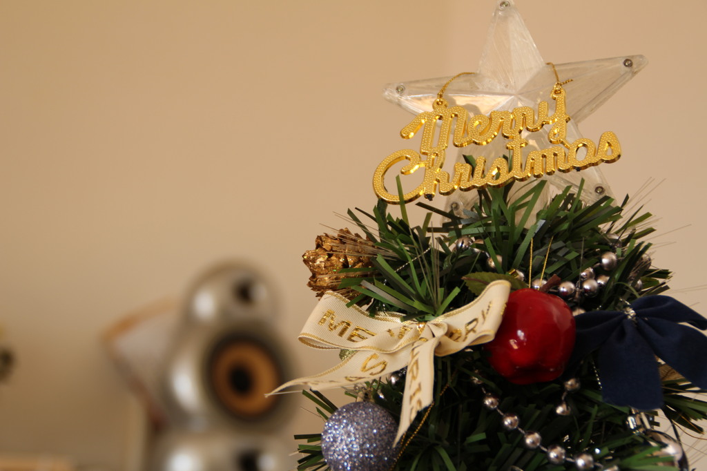 我が家のプチクリスマスツリー