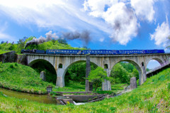 岩手県　遠野〜JR釜石線　宮守川橋梁〜