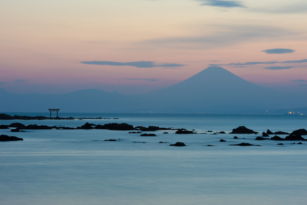 落陽　三浦半島より　Ⅱ