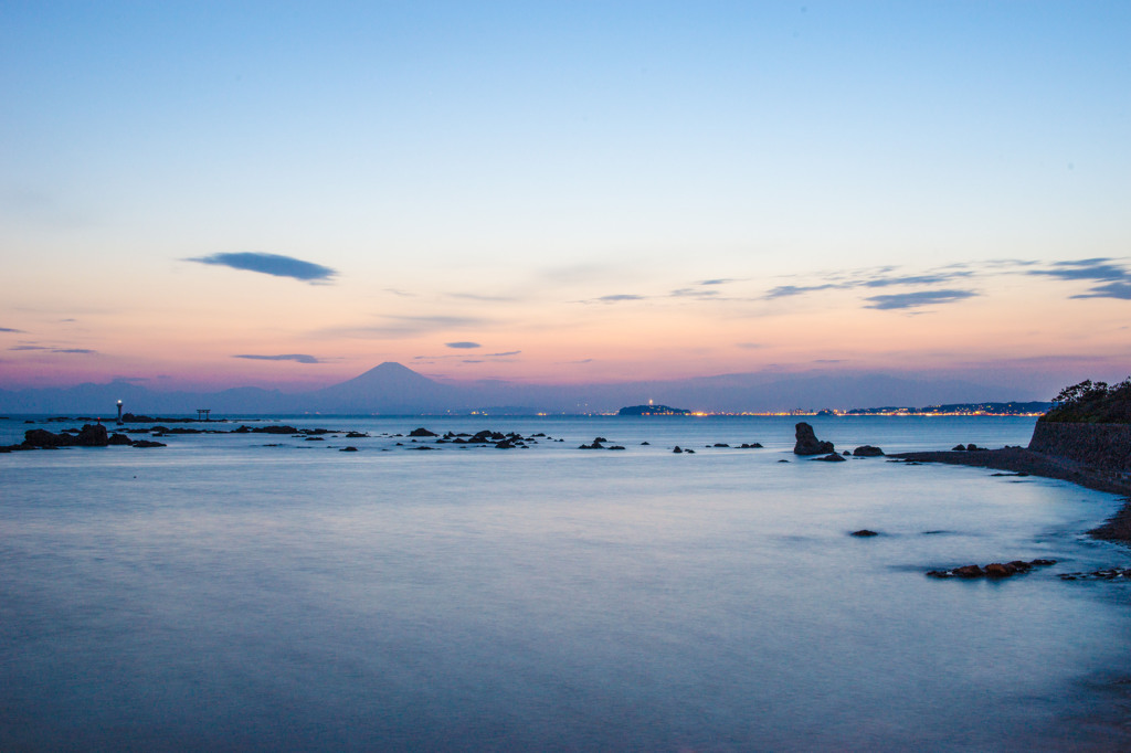 落陽　三浦半島より　Ⅲ