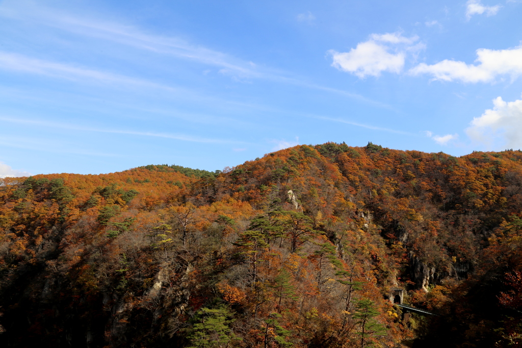 鳴子峡の紅葉