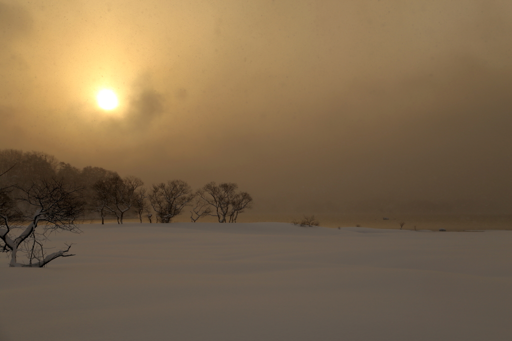 裏磐梯の雪2