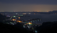 浜名湖の夜景