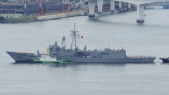 トルコ海軍軍艦　晴海来港