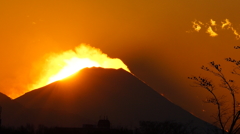 富士に沈む