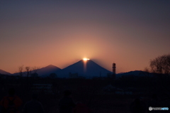 初　ダイヤモンド富士