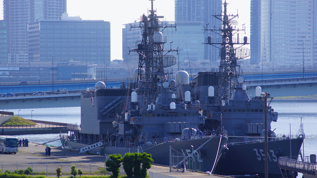 練習艦隊　晴海来港1