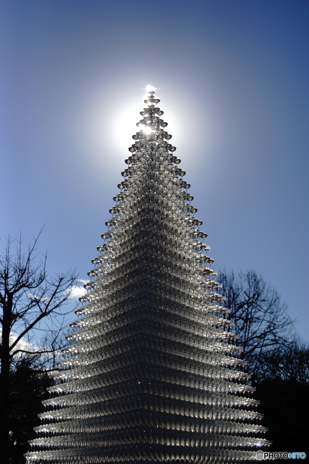 ダイヤモンドシャンパンツリー（縦位置）