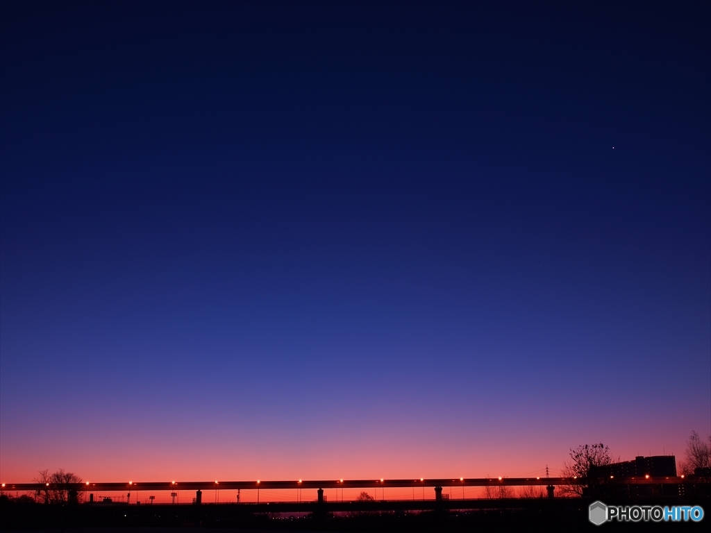 元旦のグラデーション