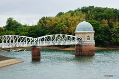 都選定歴史的建造物79 村山下貯水池第一取水塔(1925年)