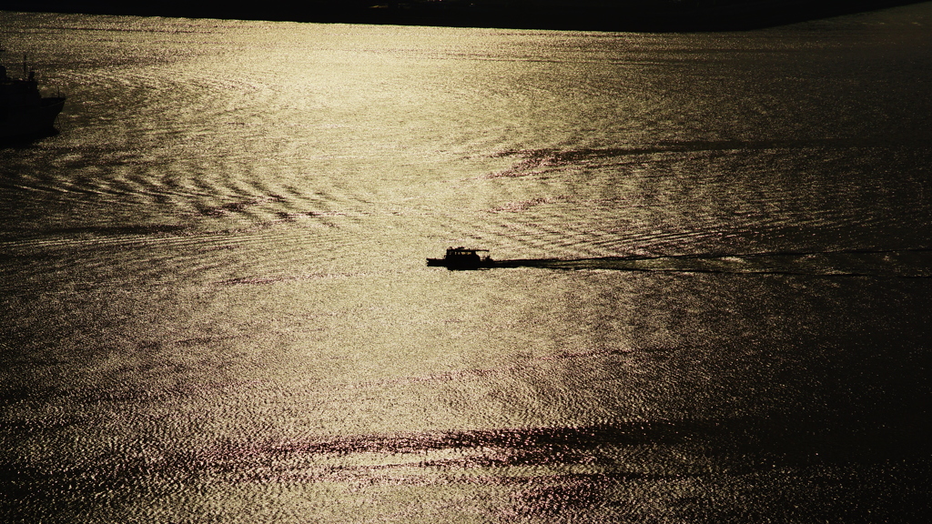光の海を行く
