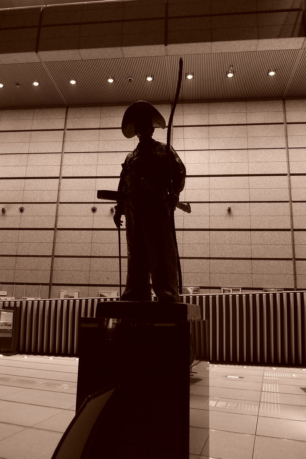 シルエット 道灌