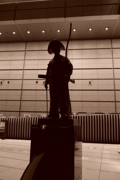 シルエット 道灌