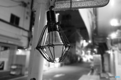 静寂の築地市場にて。