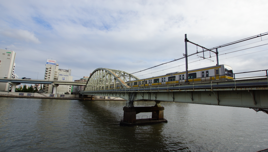 隅田川　総武線鉄橋