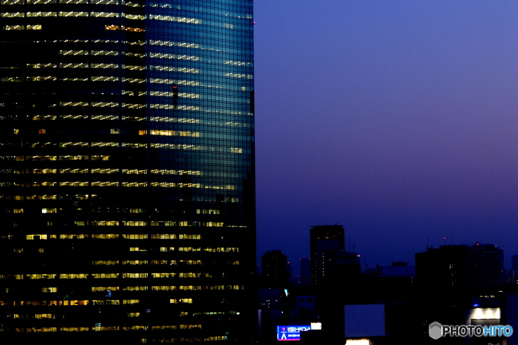 夕暮れ