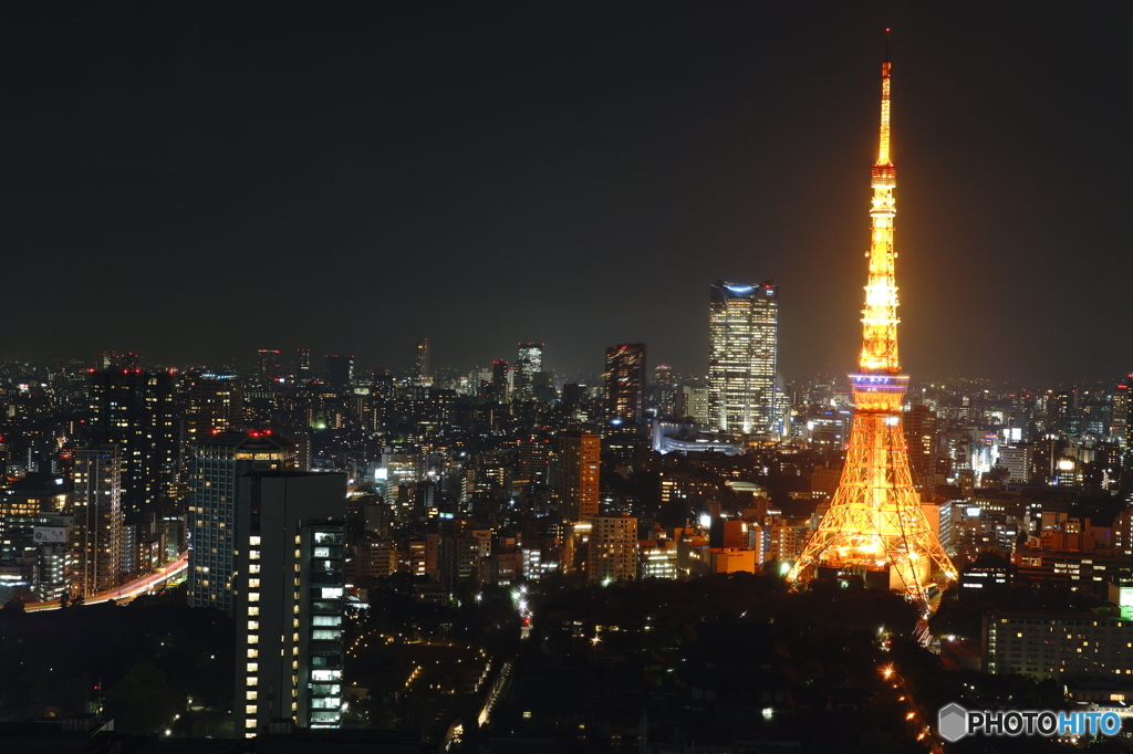 20151130　世界貿易センタービル (24)東京タワーと六本木ヒルズ