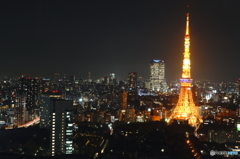 20151130　世界貿易センタービル (24)東京タワーと六本木ヒルズ