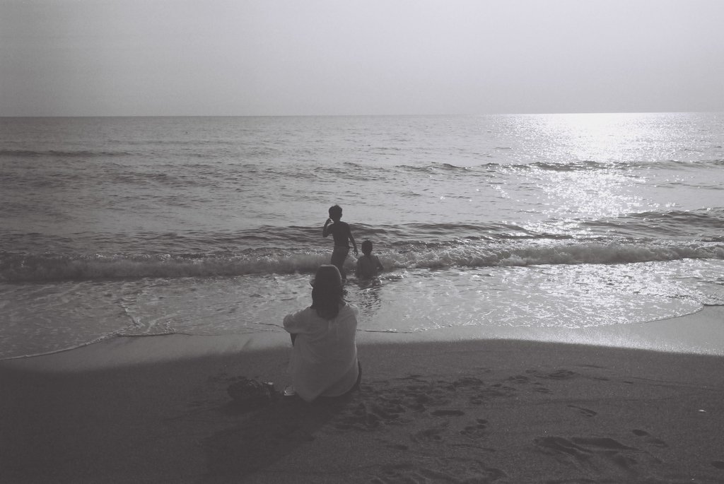 Parent and child who were dyed into mono