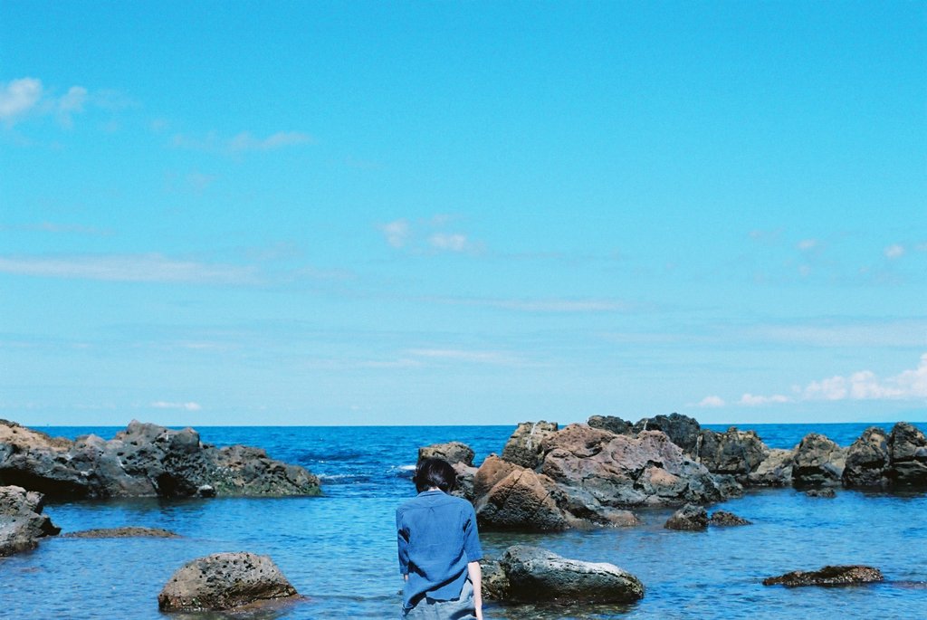 Blue in blue