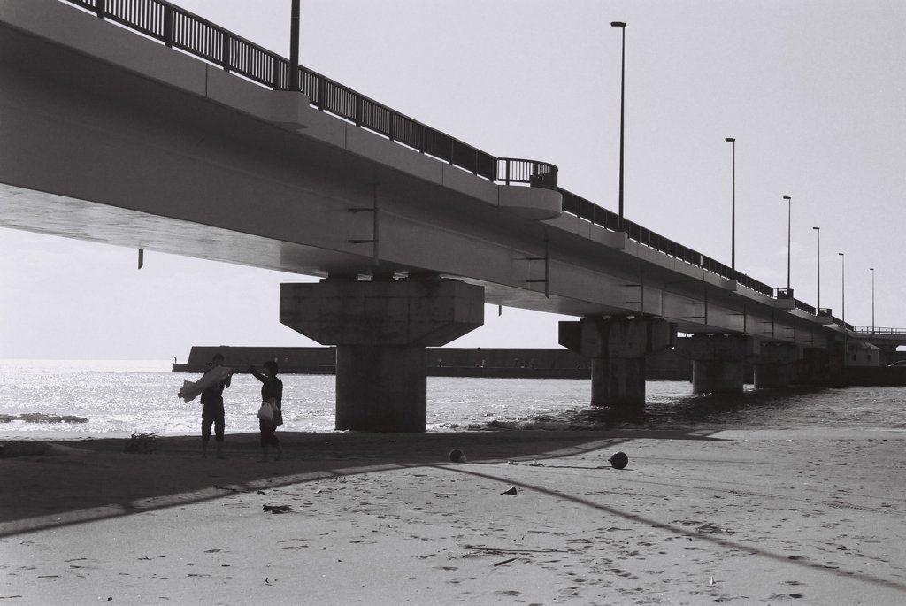 Lovers under the bridge
