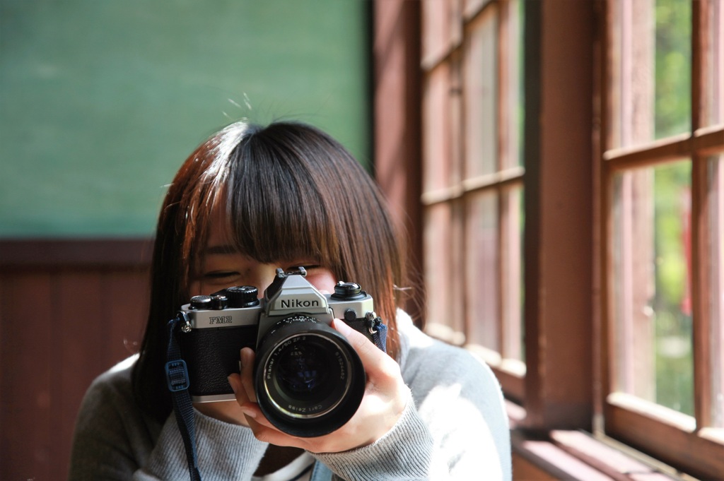 a camera girl