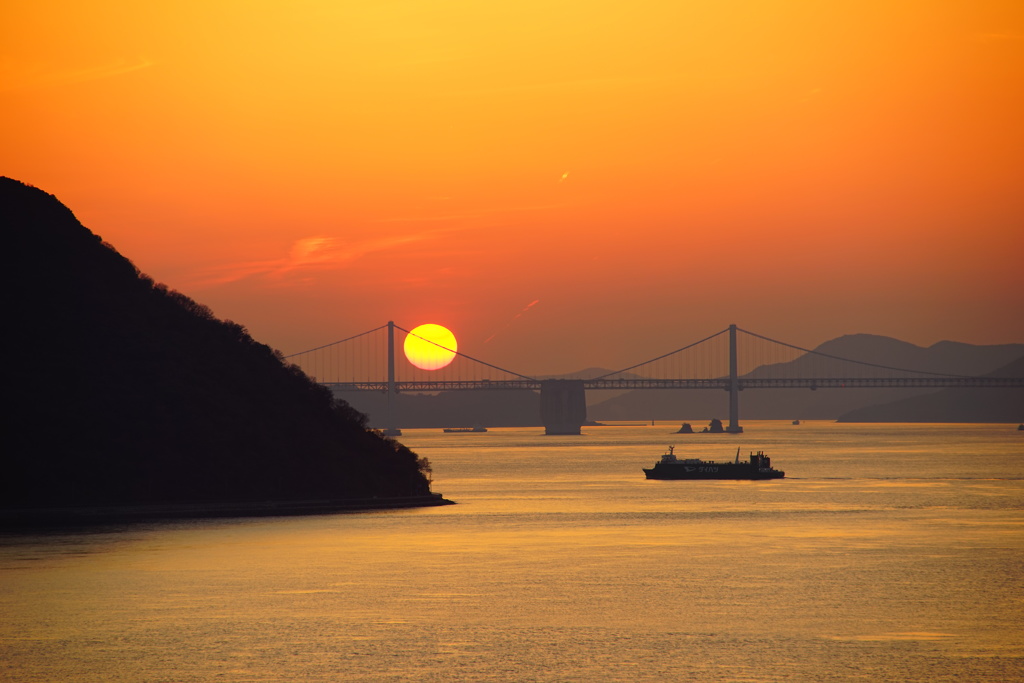 瀬戸の夕景