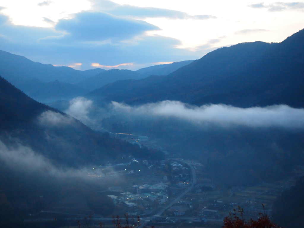 竹田城の朝