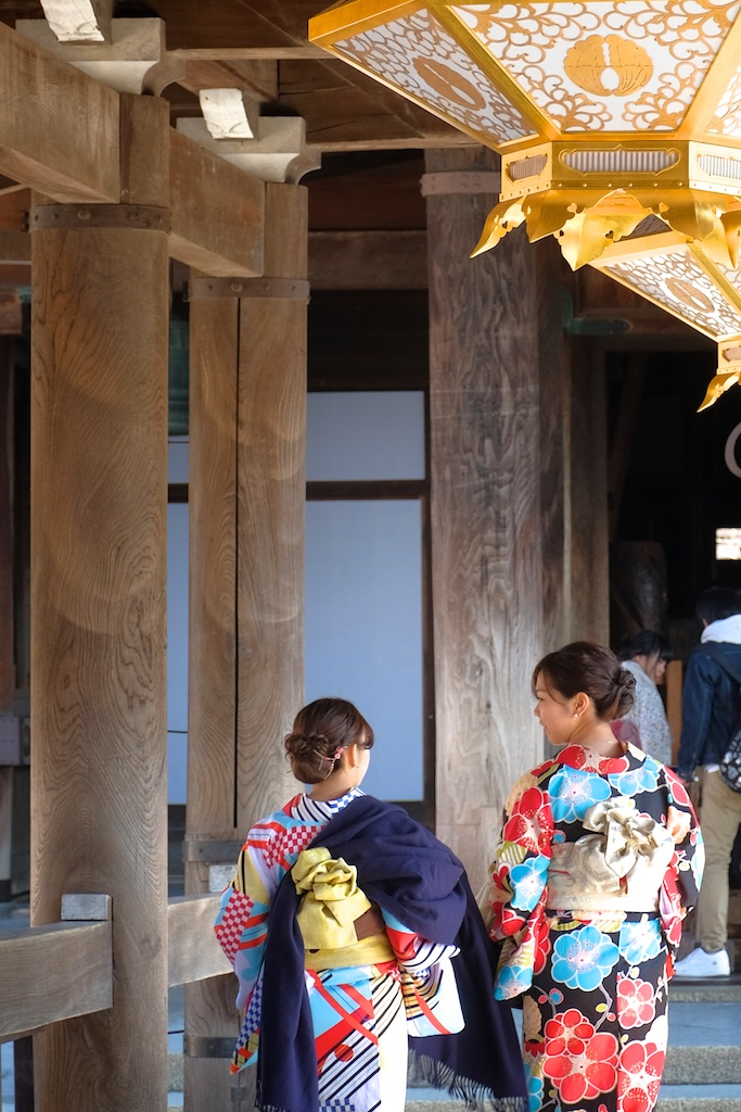 清水寺にて