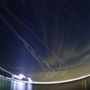 東京ゲートブリッジと星と飛行機