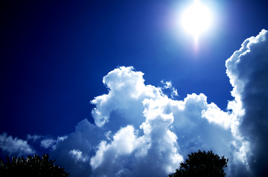 沖縄の夏空