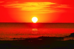 ダルマ夕日　能登