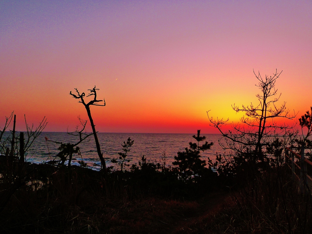 夕景能登は福浦海岸