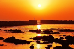 静寂の夕景　里海　能登・・・・♪