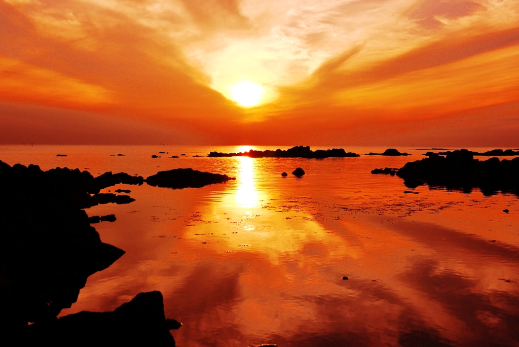 夕景　能登