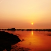 落陽　能登　上野海岸