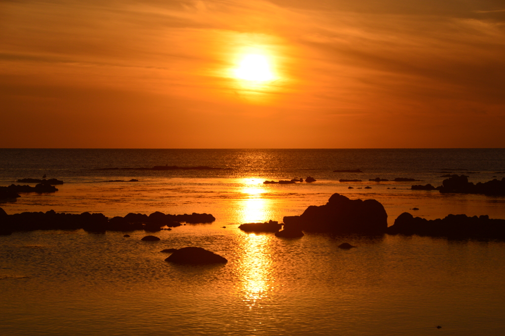 静寂の夕景　　能登