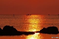 静寂の夕景