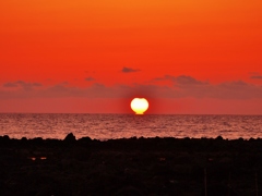 ダルマ夕陽