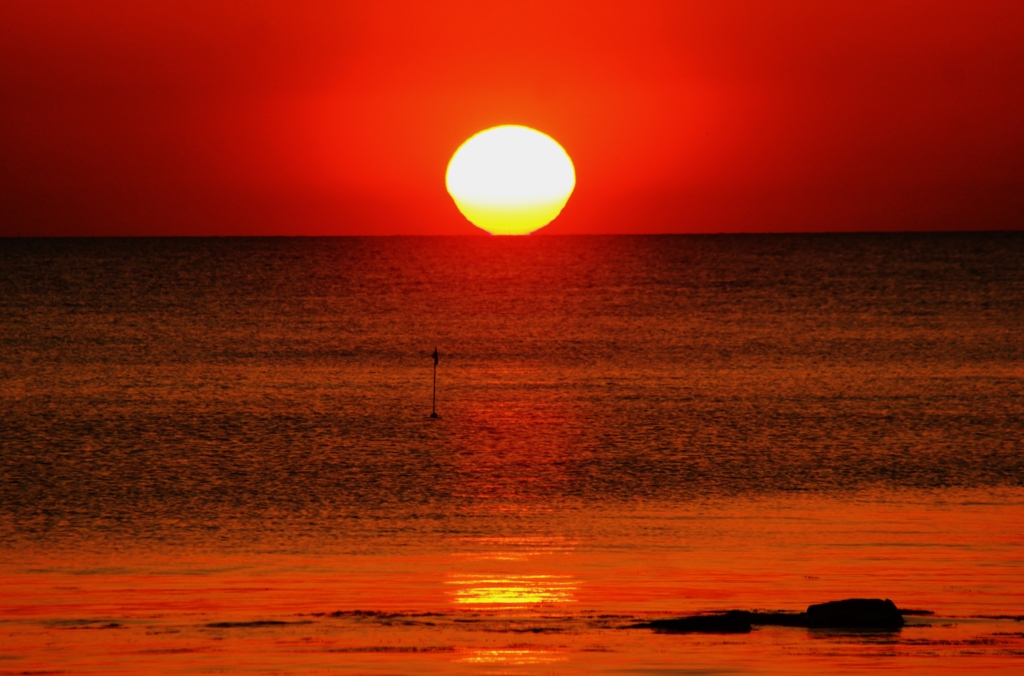 落陽日本海