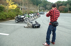 写真を撮る人を撮る人　を撮る